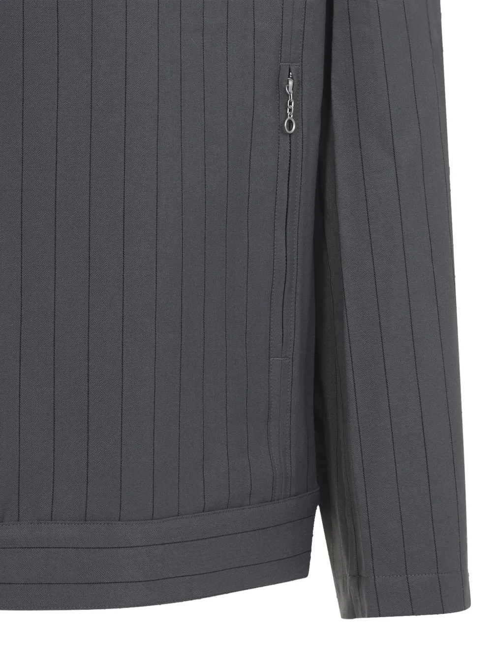  Y-3 Pinstriped Overshirt - Grey 