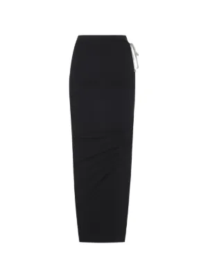 Rick Owens ロング　スカート　08SS Rick Owens Pillar マキシスカート | ブラック | FARFETCH JP
