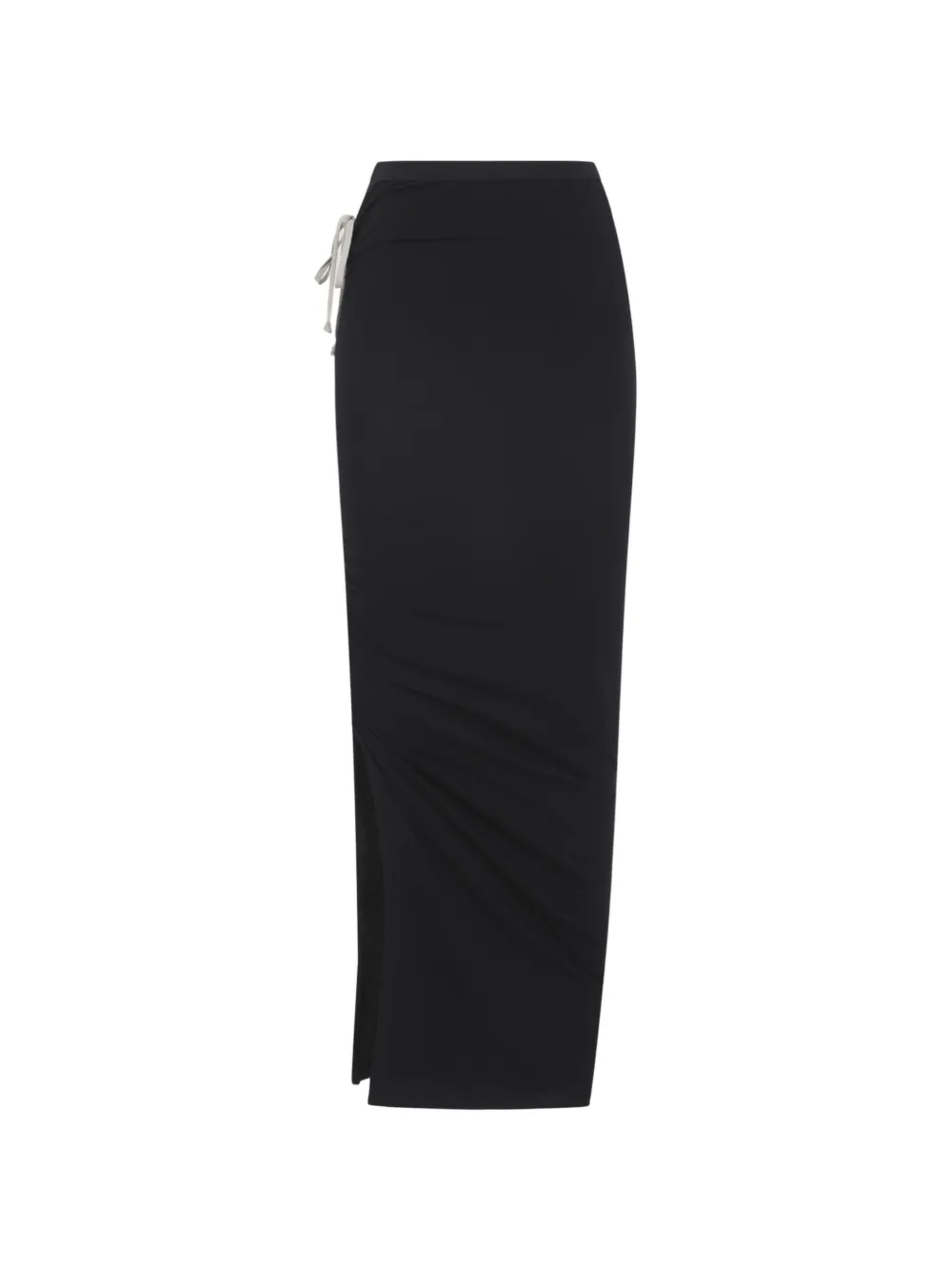 Rick Owens Edfu midi-rok met trekkoord Zwart