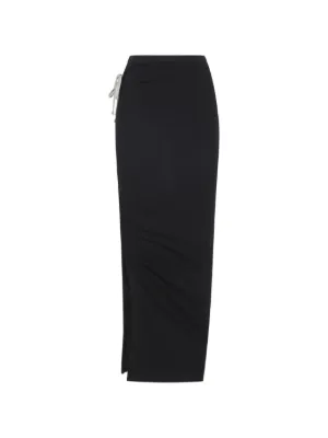 rick owens スカート RICK OWENS - 【25AW】ロング スライバー スカート/ LONG SLIVERED