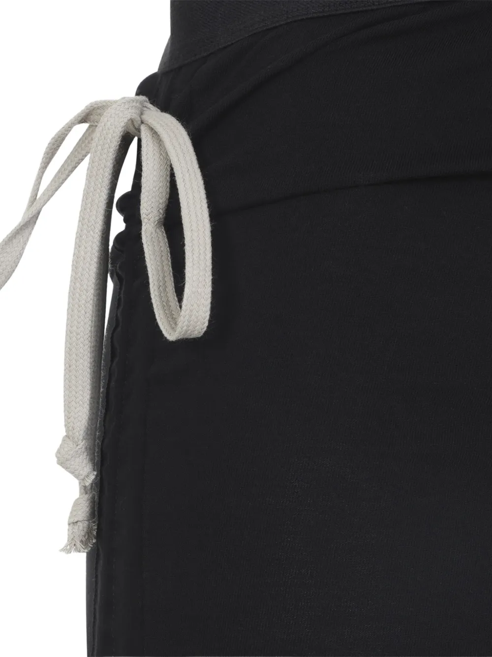 Rick Owens Edfu midi-rok met trekkoord Zwart