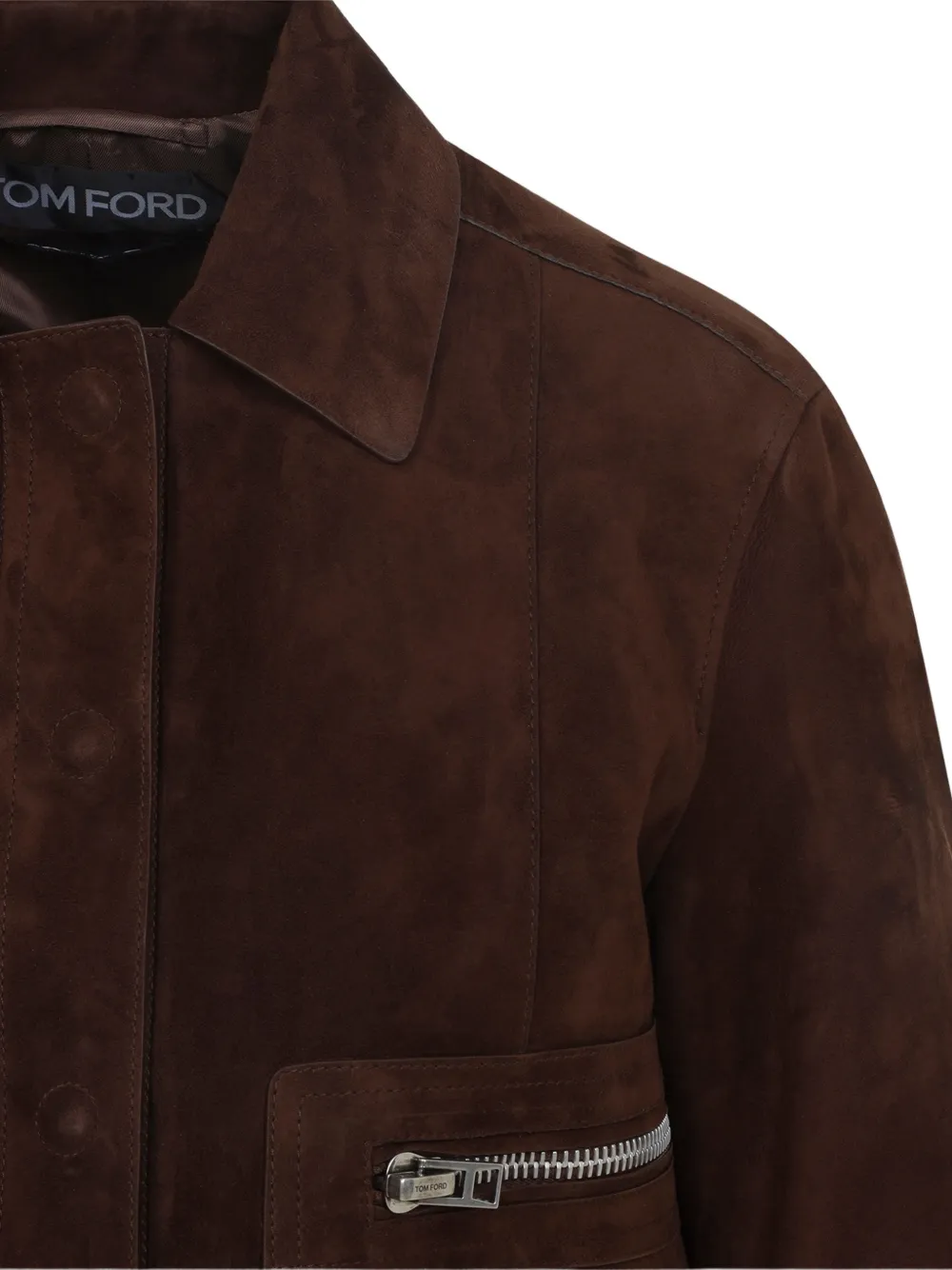 Tom Ford Suede Jacket - Brown 