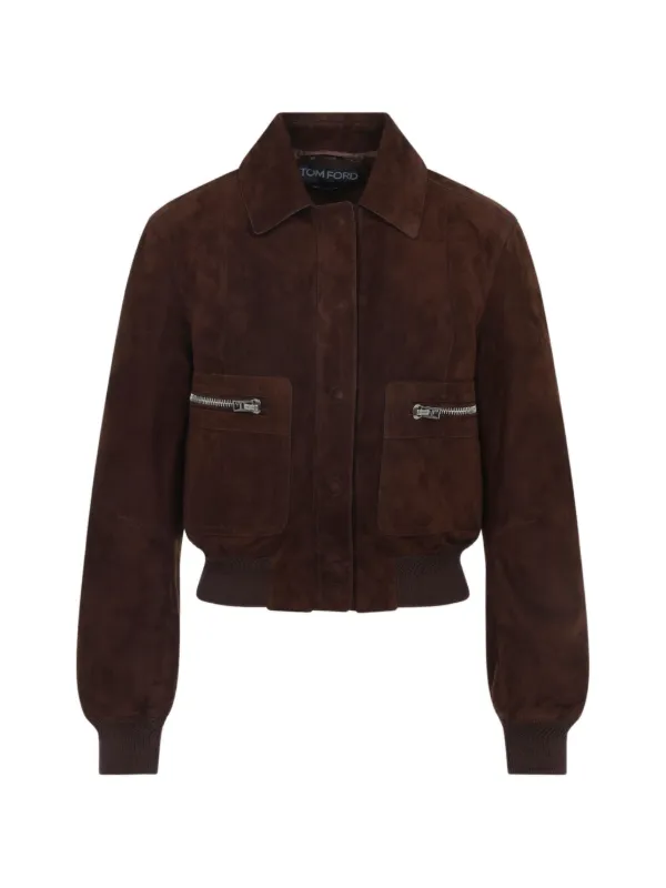 Tom Ford Suede Jacket in Brown