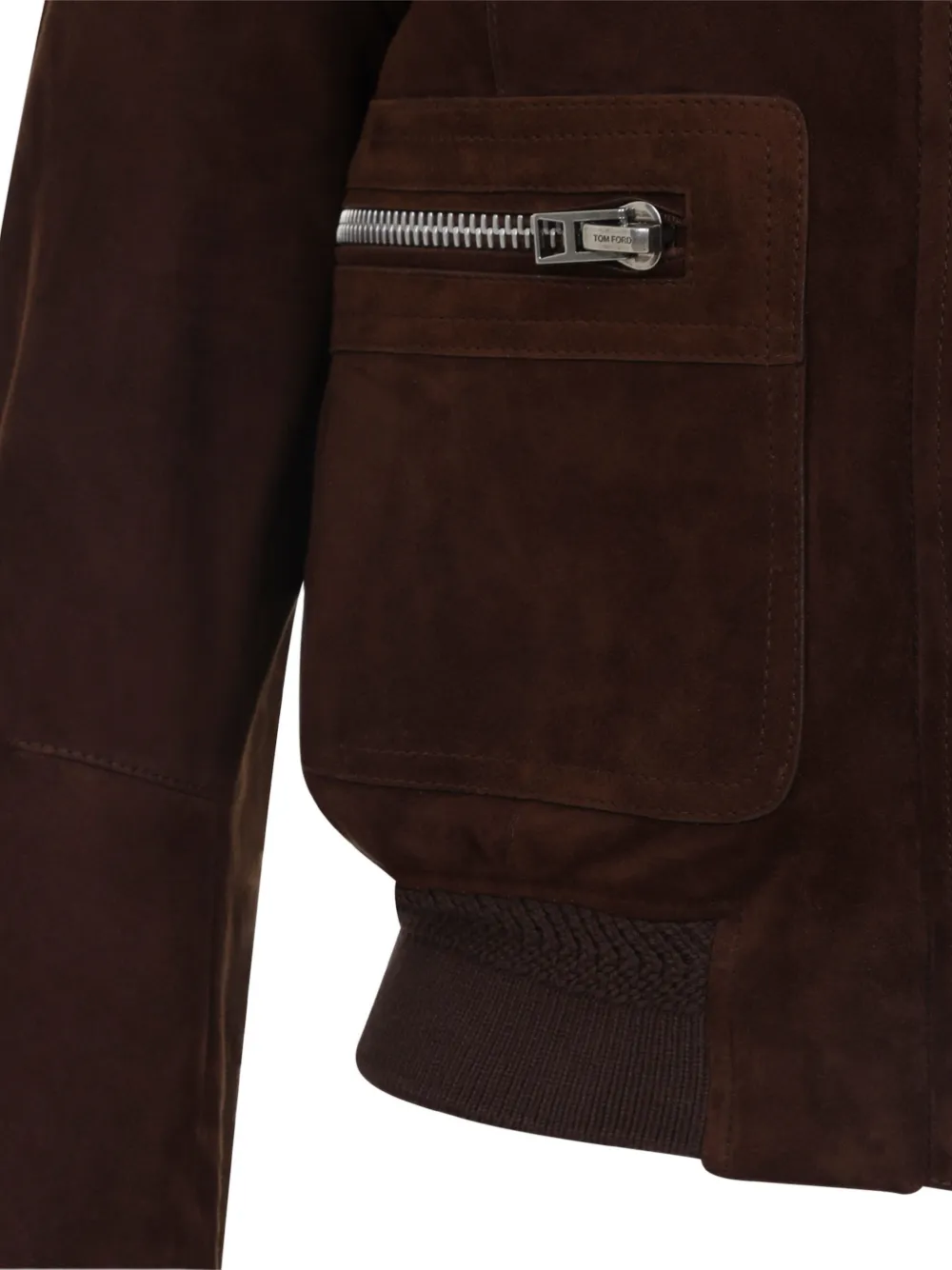 TOM FORD Suède jack Bruin