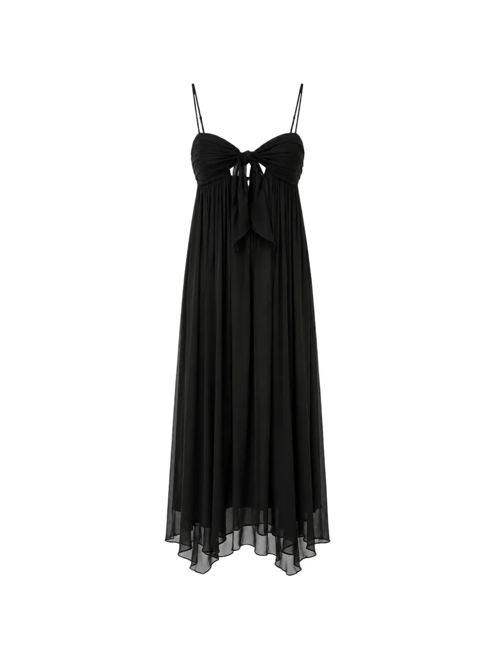 TWINSET bow-detail cut-out dress - Nero