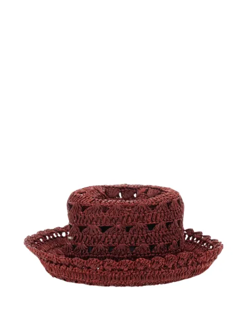 TWINSET crochet-knit bucket hat