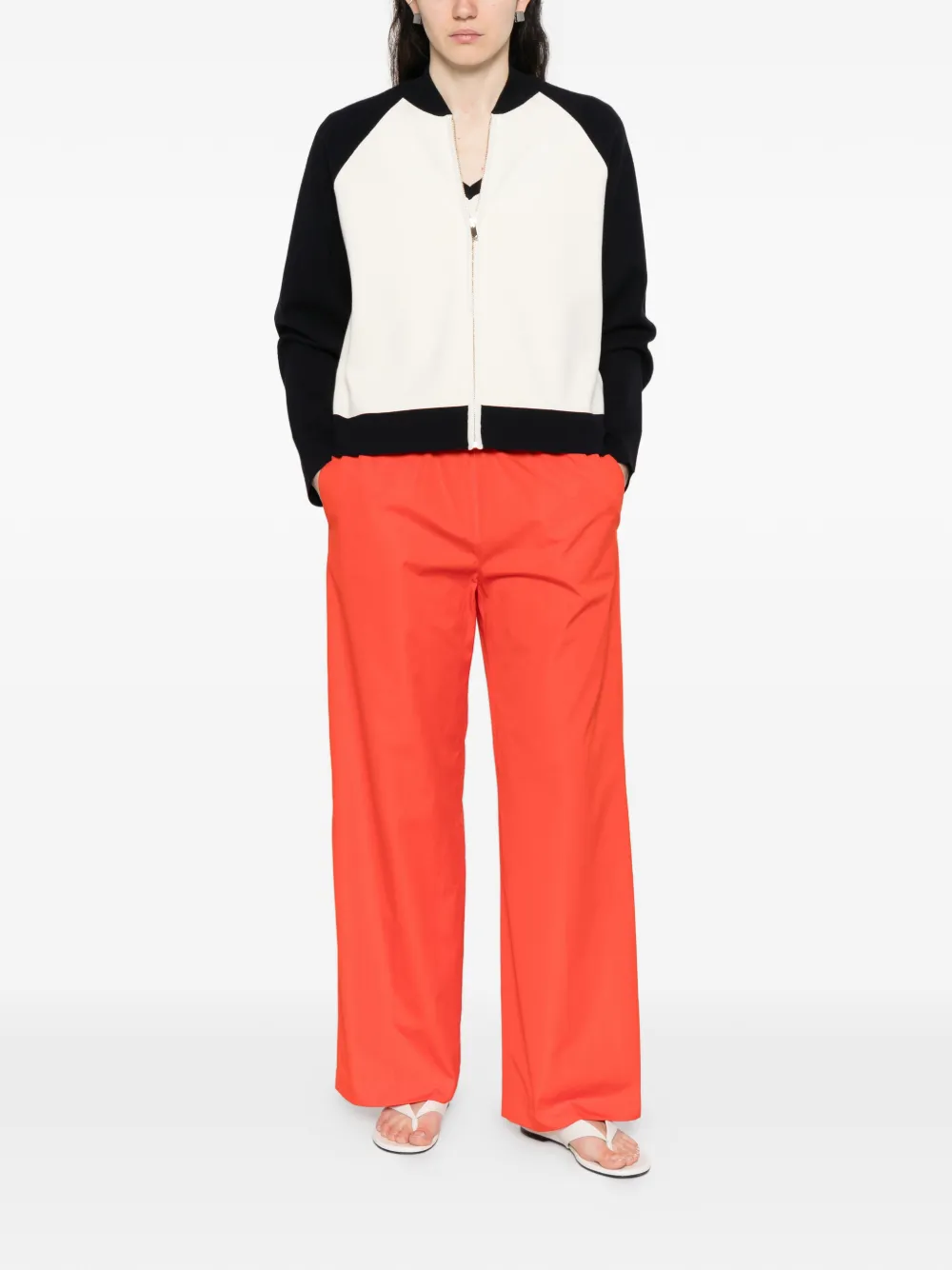  Aspesi Elasticated-waistband Trousers - Orange 