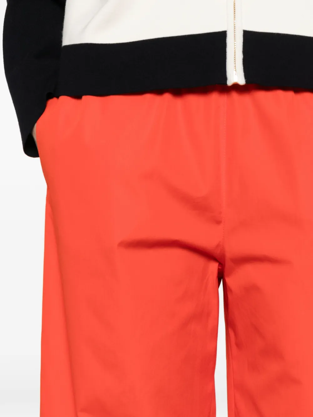ASPESI Broek met elastische tailleband Oranje