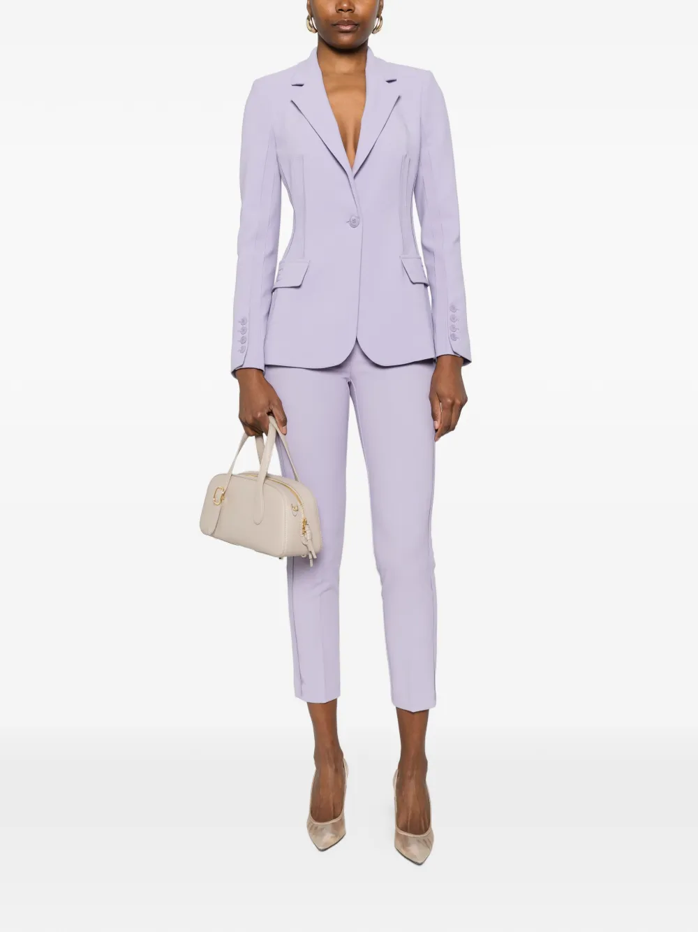  Elisabetta Franchi Button-embellished Blazer - Purple 