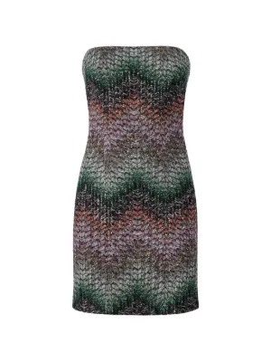 agr knit dress Striped Crochet | Green bodycon mini sweater dress