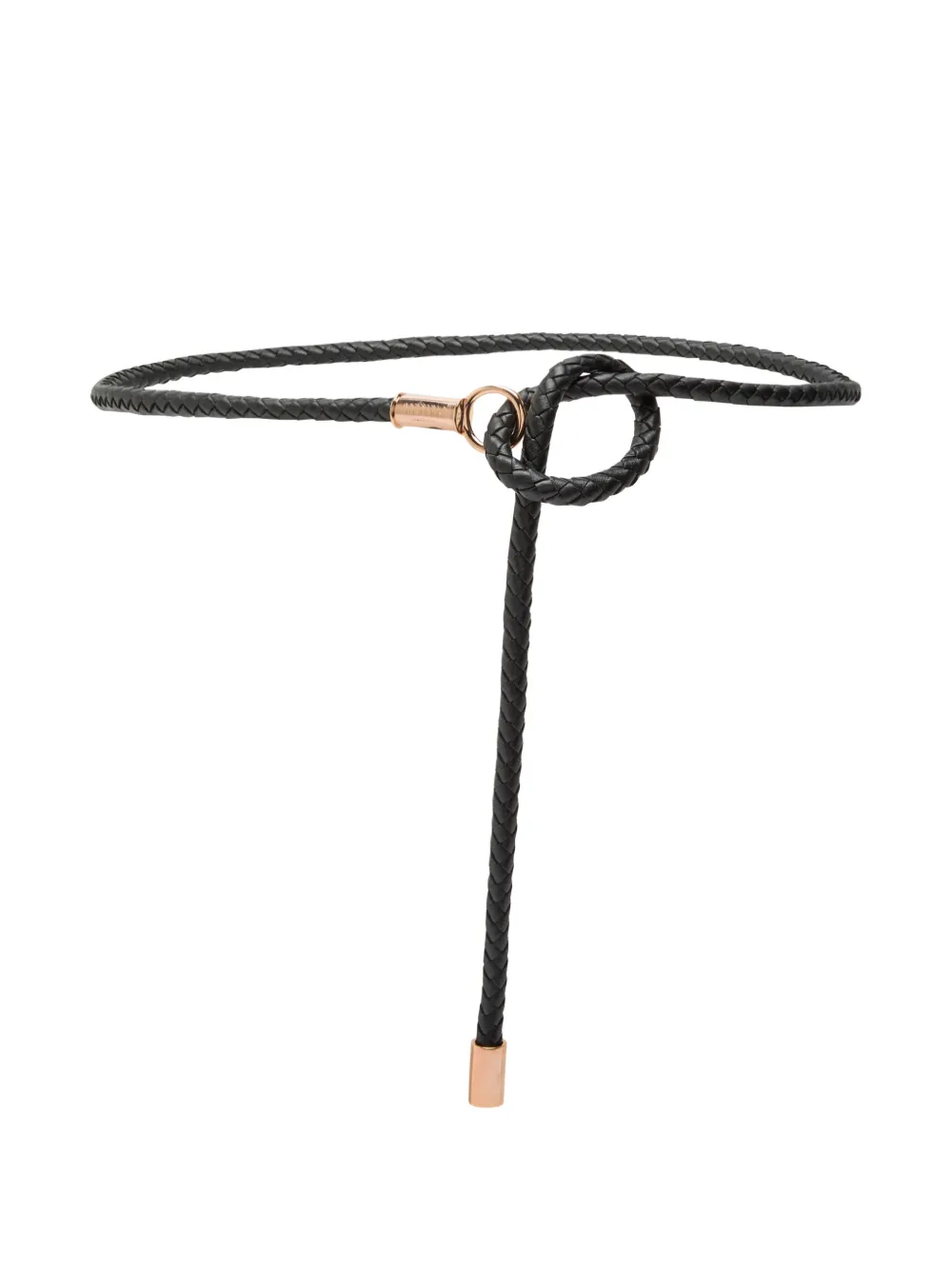 Gabriela Hearst braided knot belt - Nero