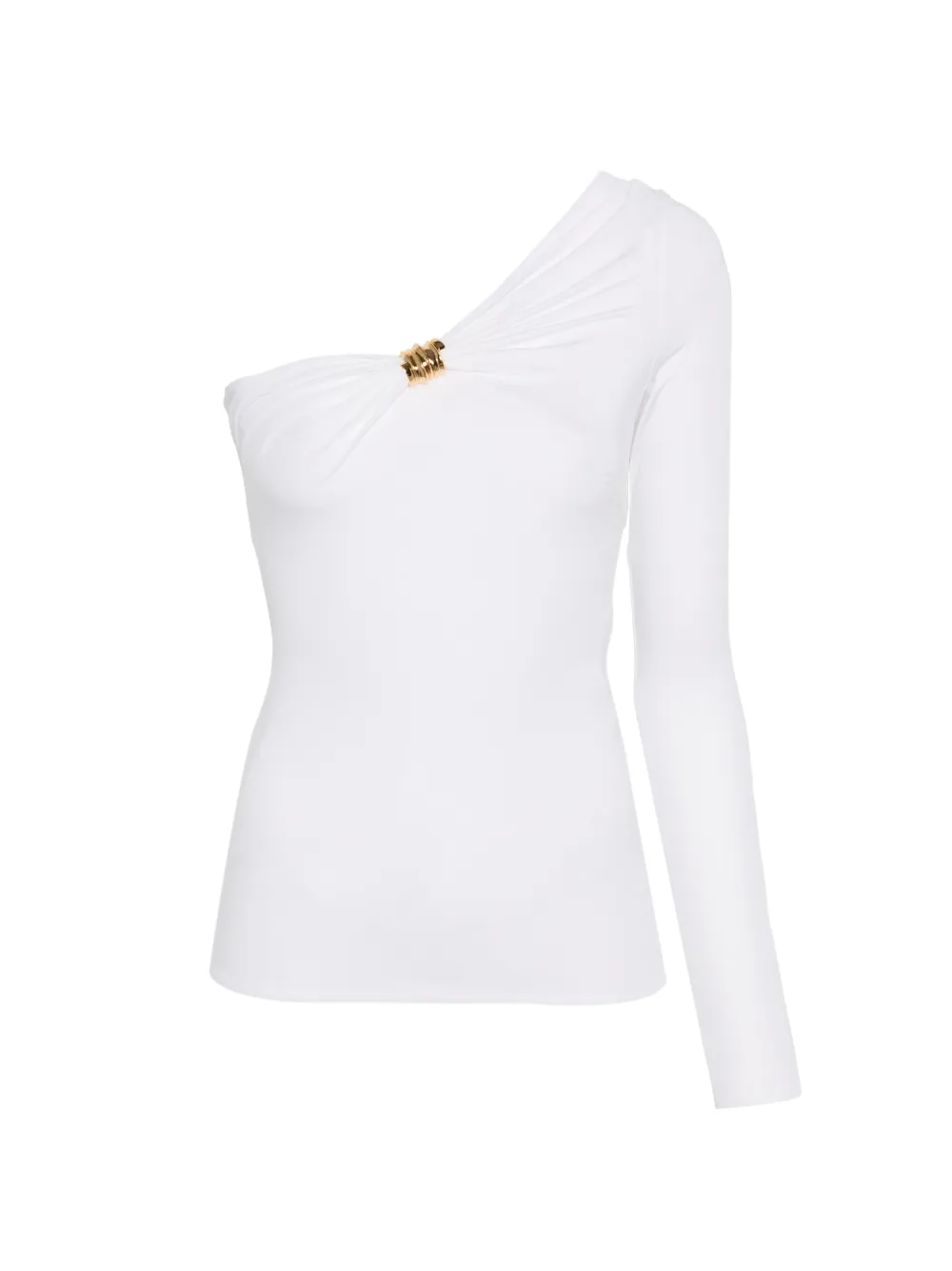 Elisabetta Franchi one-shoulder knot top - Bianco
