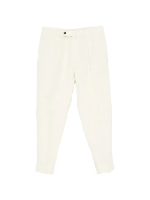 Berwich pleated tapered trousers