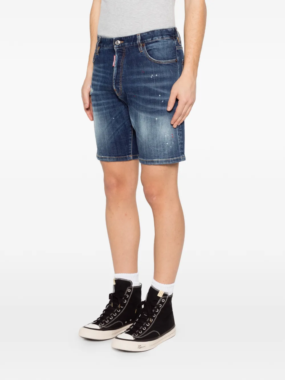  Dsquared2 Distressed Shorts - Blue 