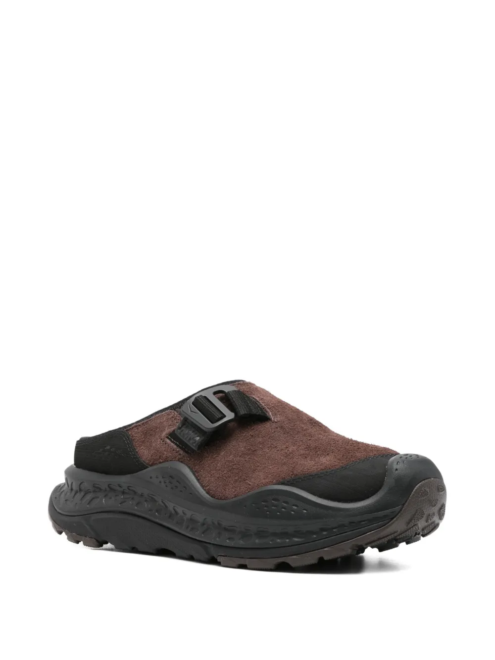 HOKA Ora Primo EXT suède muiltjes Bruin