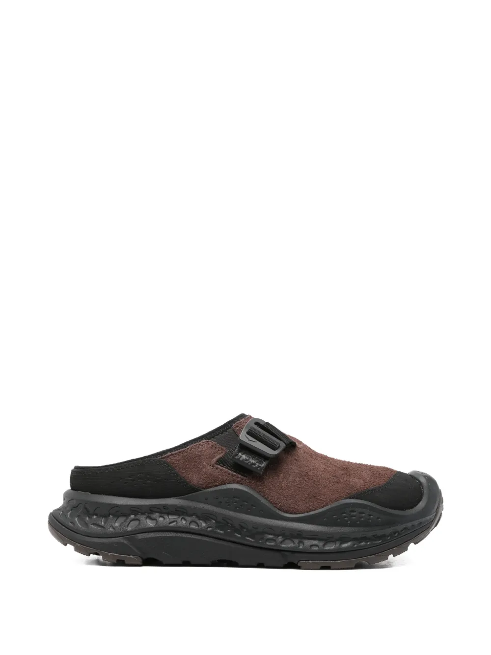 HOKA Ora Primo EXT buckle suede mules - Marrone