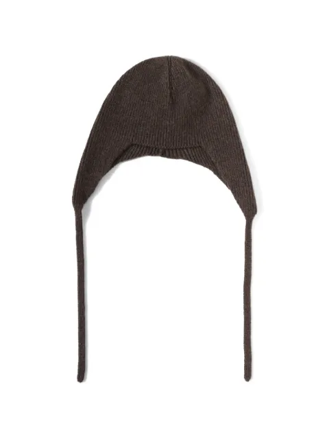 The Row tie-detail beanie hat