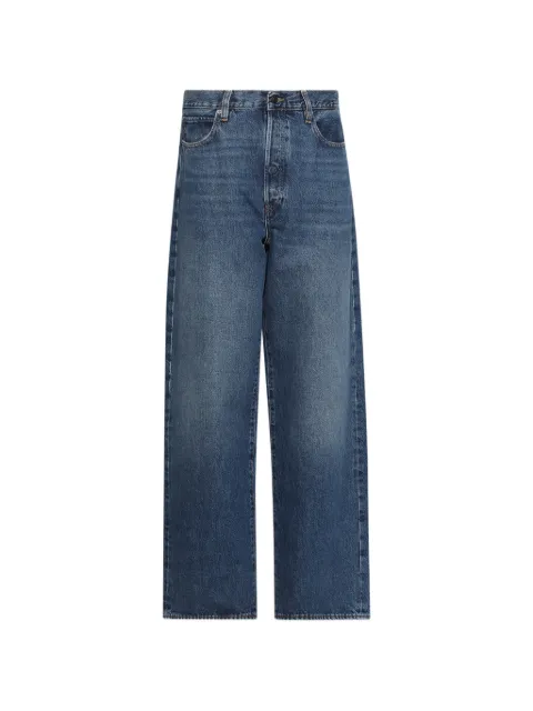 FRAME jeans con botones en colaboración con Amelia Grey