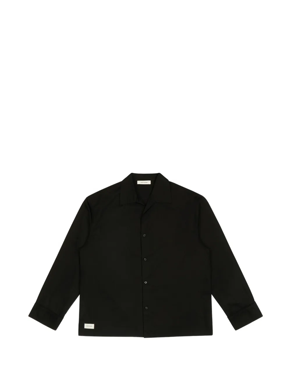 ENTIRE STUDIOS long-sleeve pajama shirt - Nero