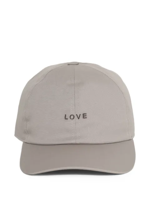 Rick Owens lettering-embroidery baseball cap