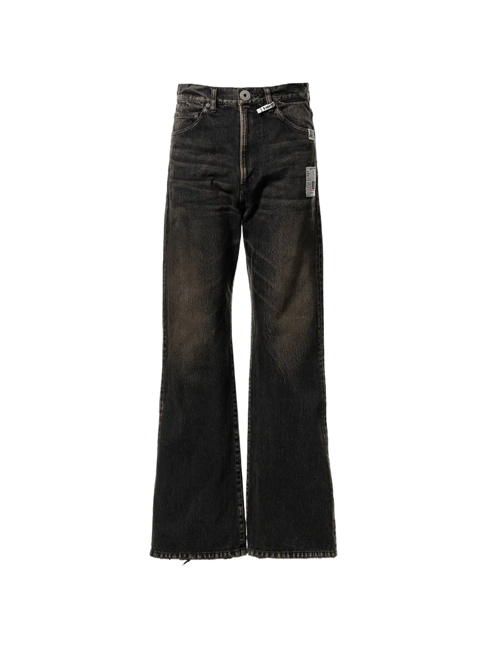 Maison MIHARA YASUHIRO Jeans svasati - Nero