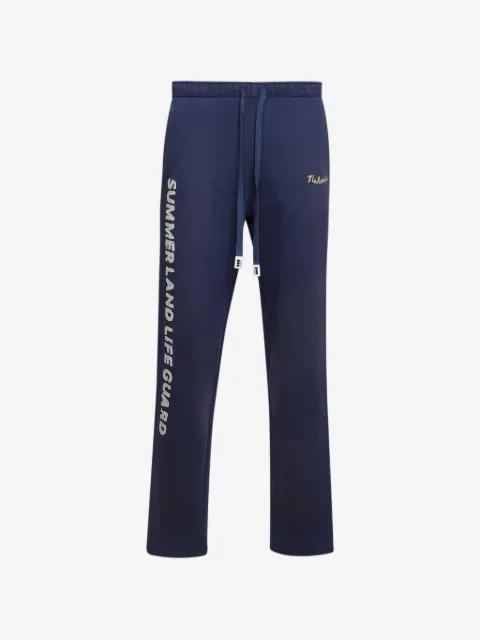 Nahmias life guard drawstring graphic wide track pants