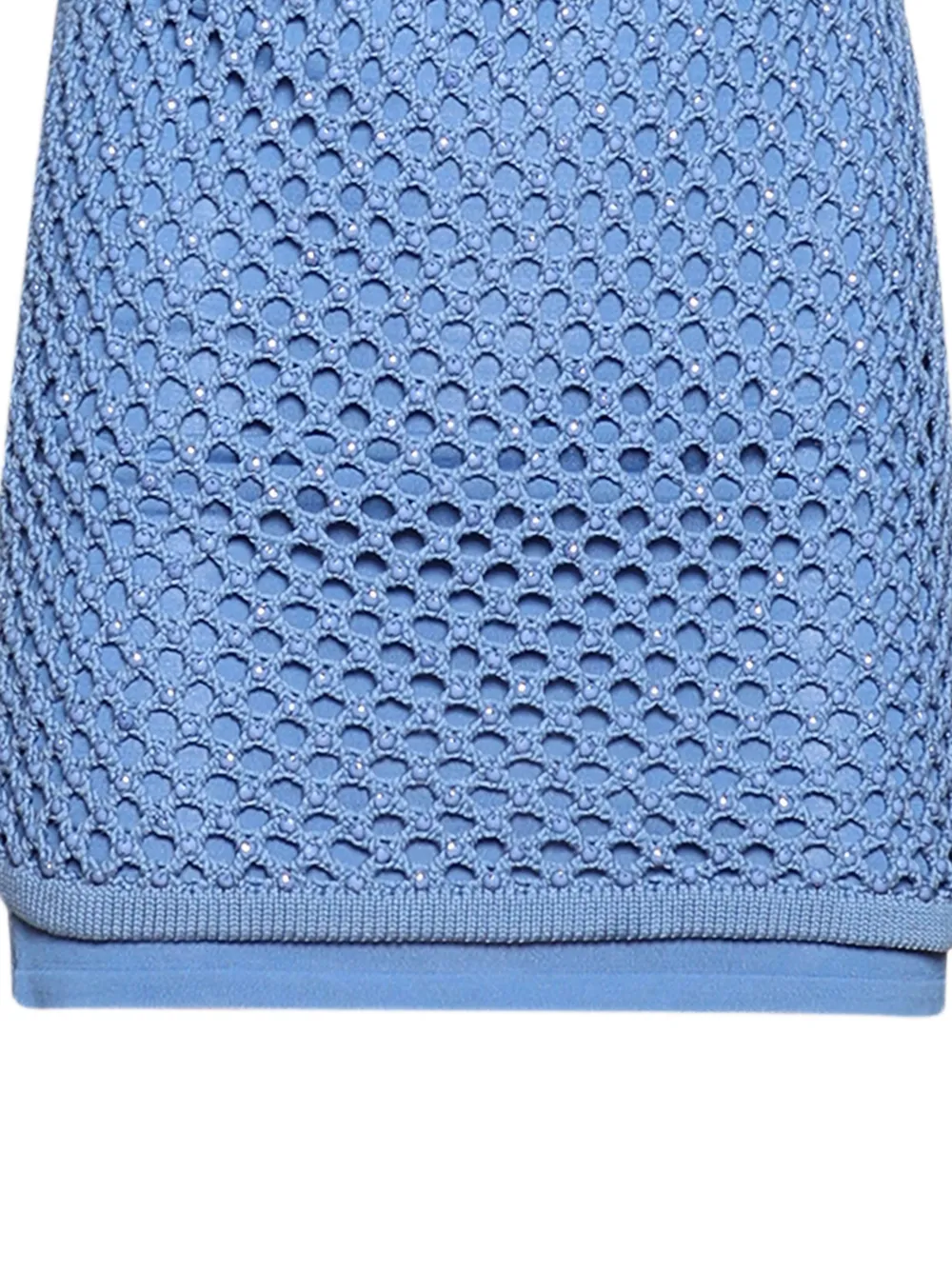 Grenada Open-Knit Mini Dress