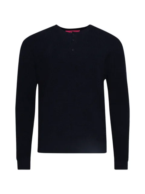 The Elder Statesman ribbed buttoned sweater