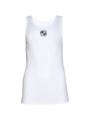 Chrome Hearts horseshoe-detail round-neck Tank Top | White | FARFETCH