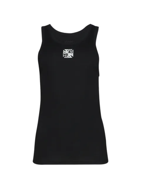 VETEMENTS cross-logo tank top