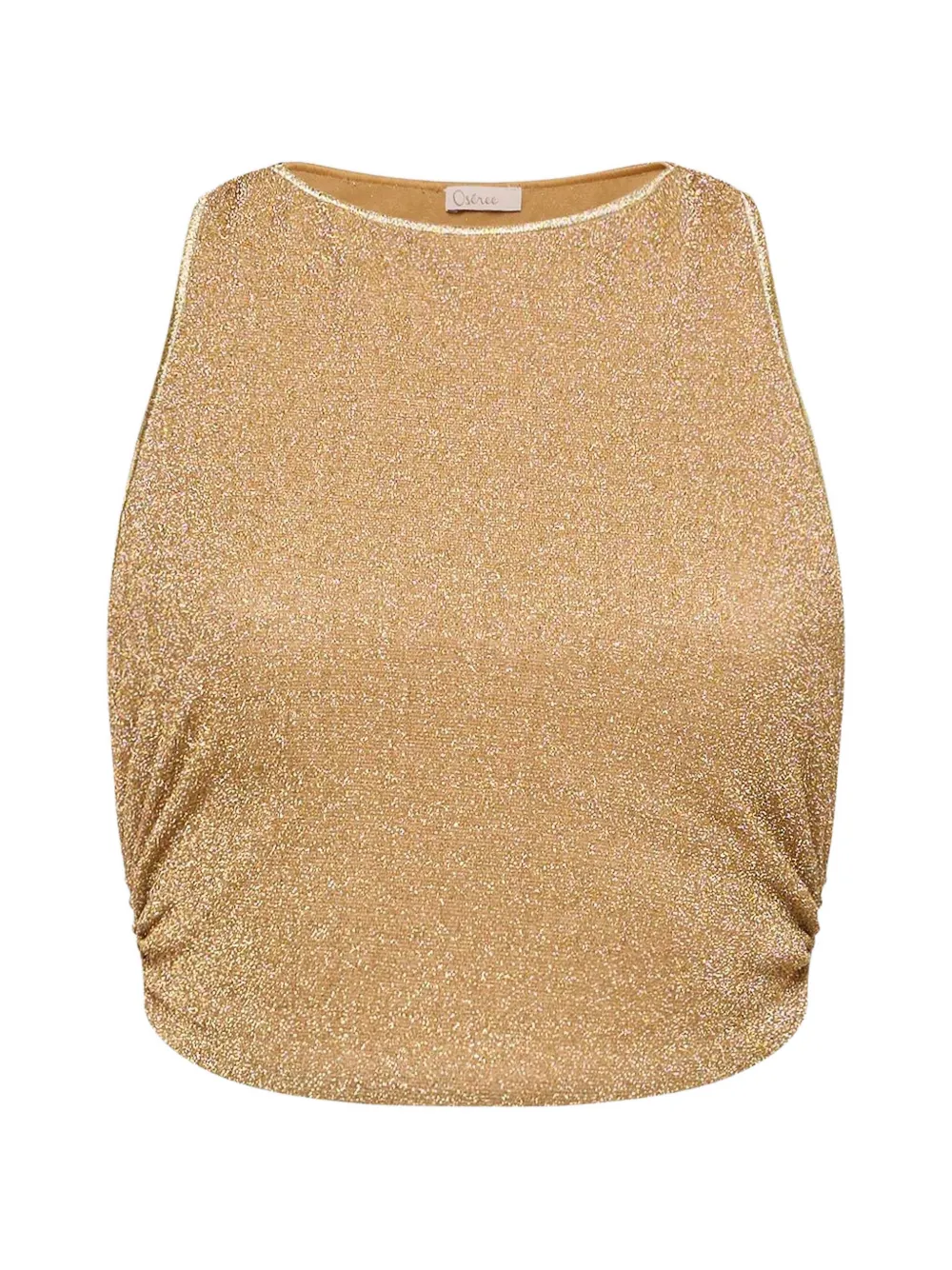 Oséree Top smanicato Lumière - Oro