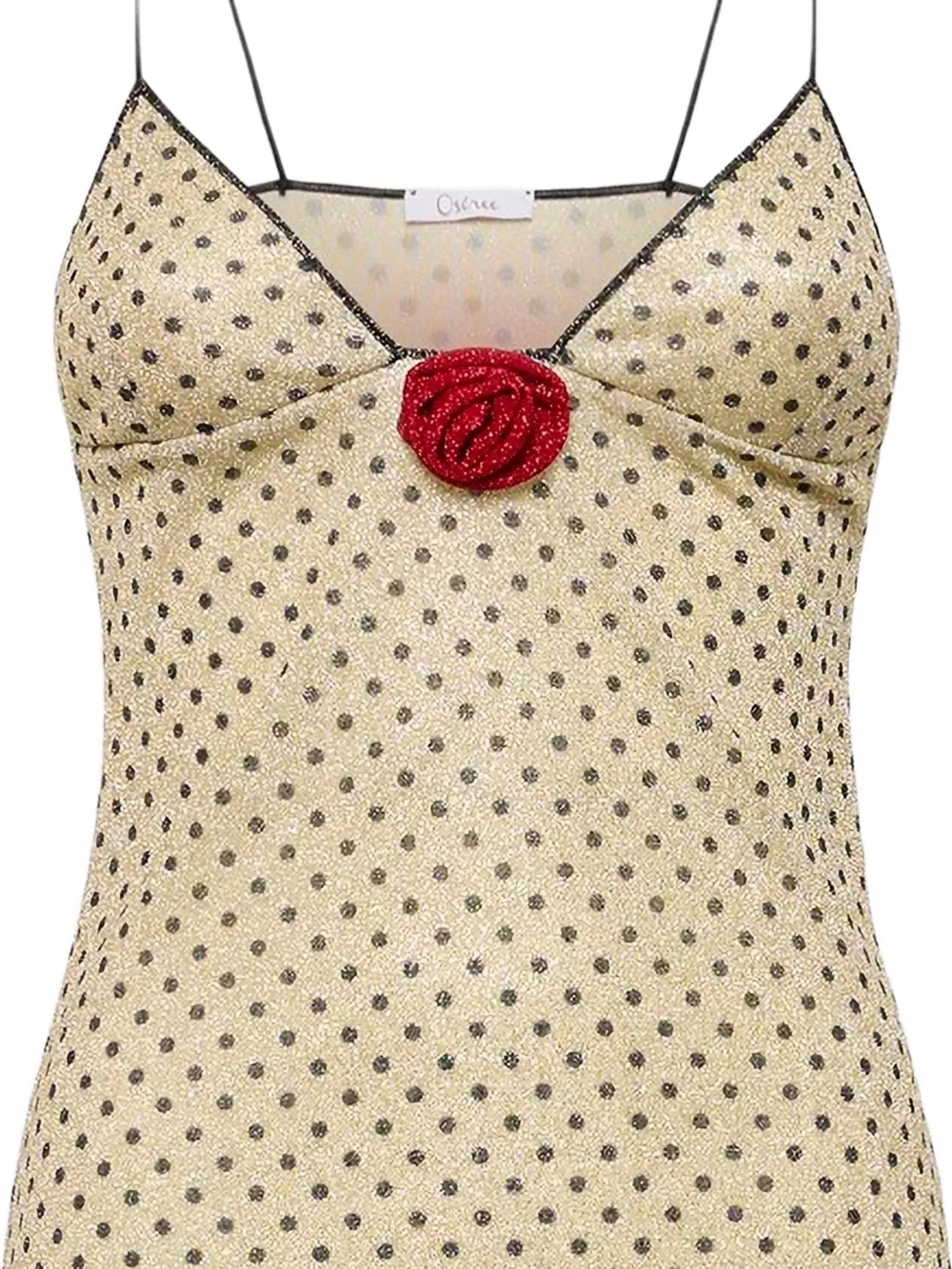  Oséree Lumière Polka-dot Mini Dress - Neutrals 