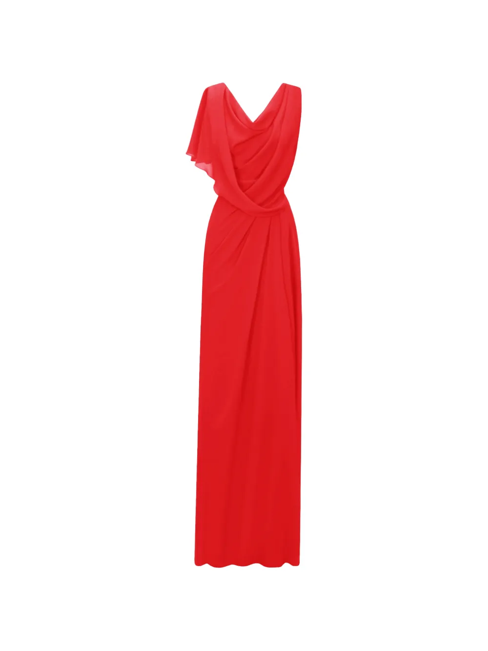 Gemy Maalouf V-back maxi dress - Rosso
