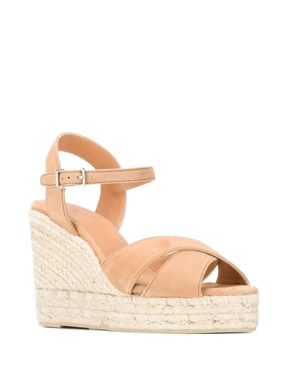 Castañer Blaudell espadrilles met sleehak Beige