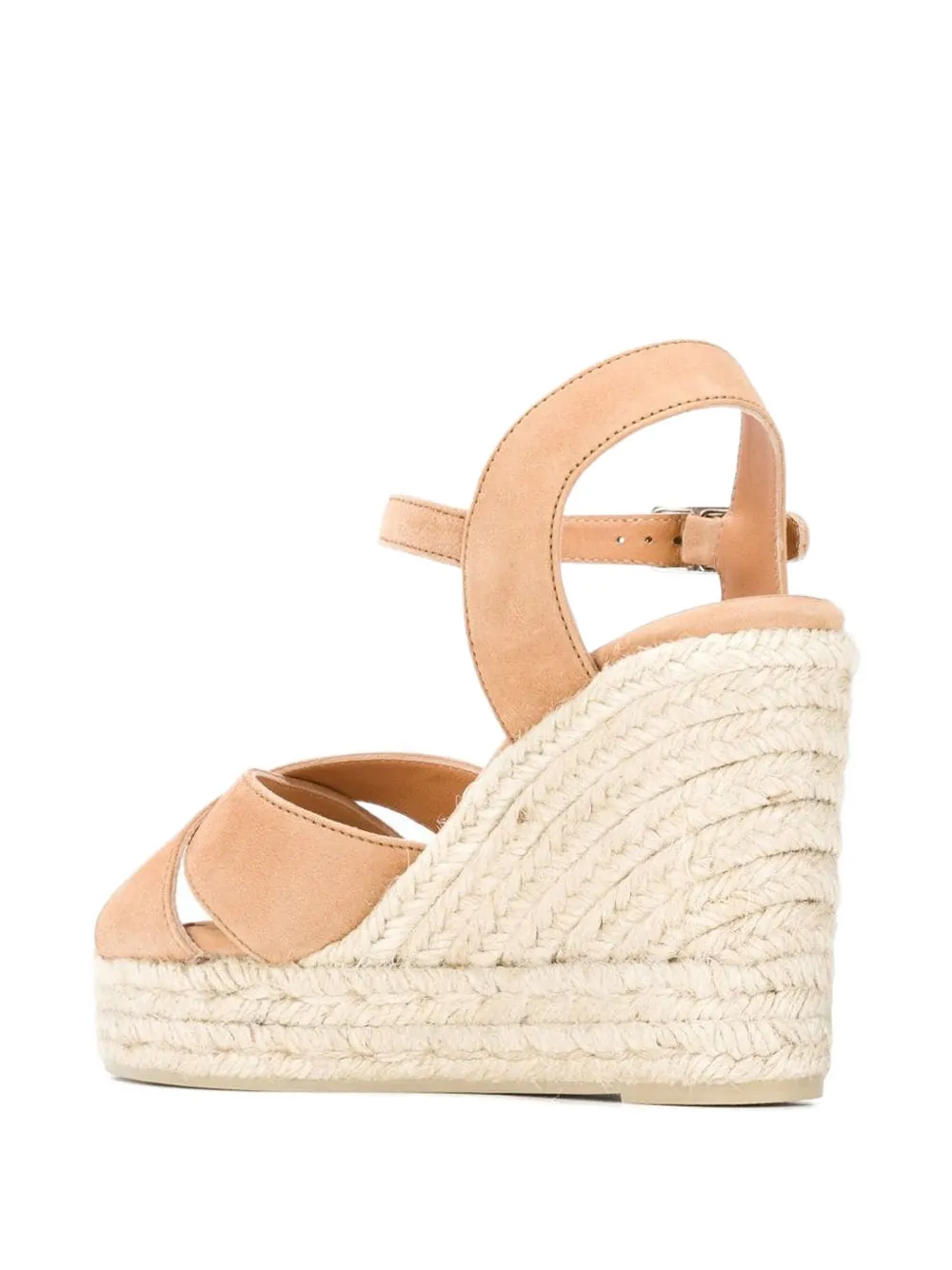 Castañer Blaudell espadrilles met sleehak Beige
