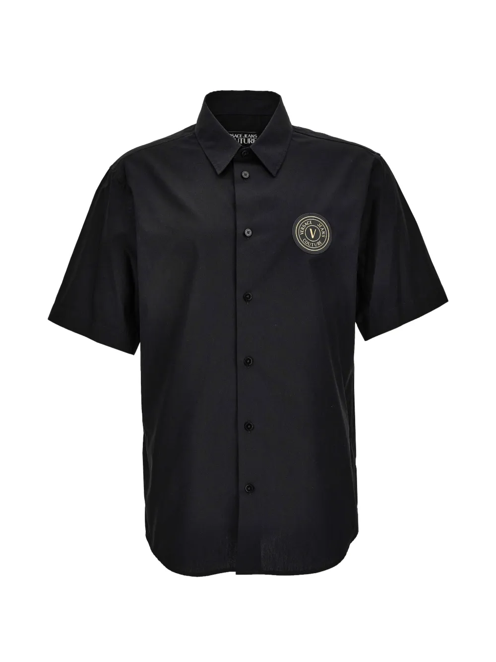 Versace Jeans Couture Camicia con logo - Nero