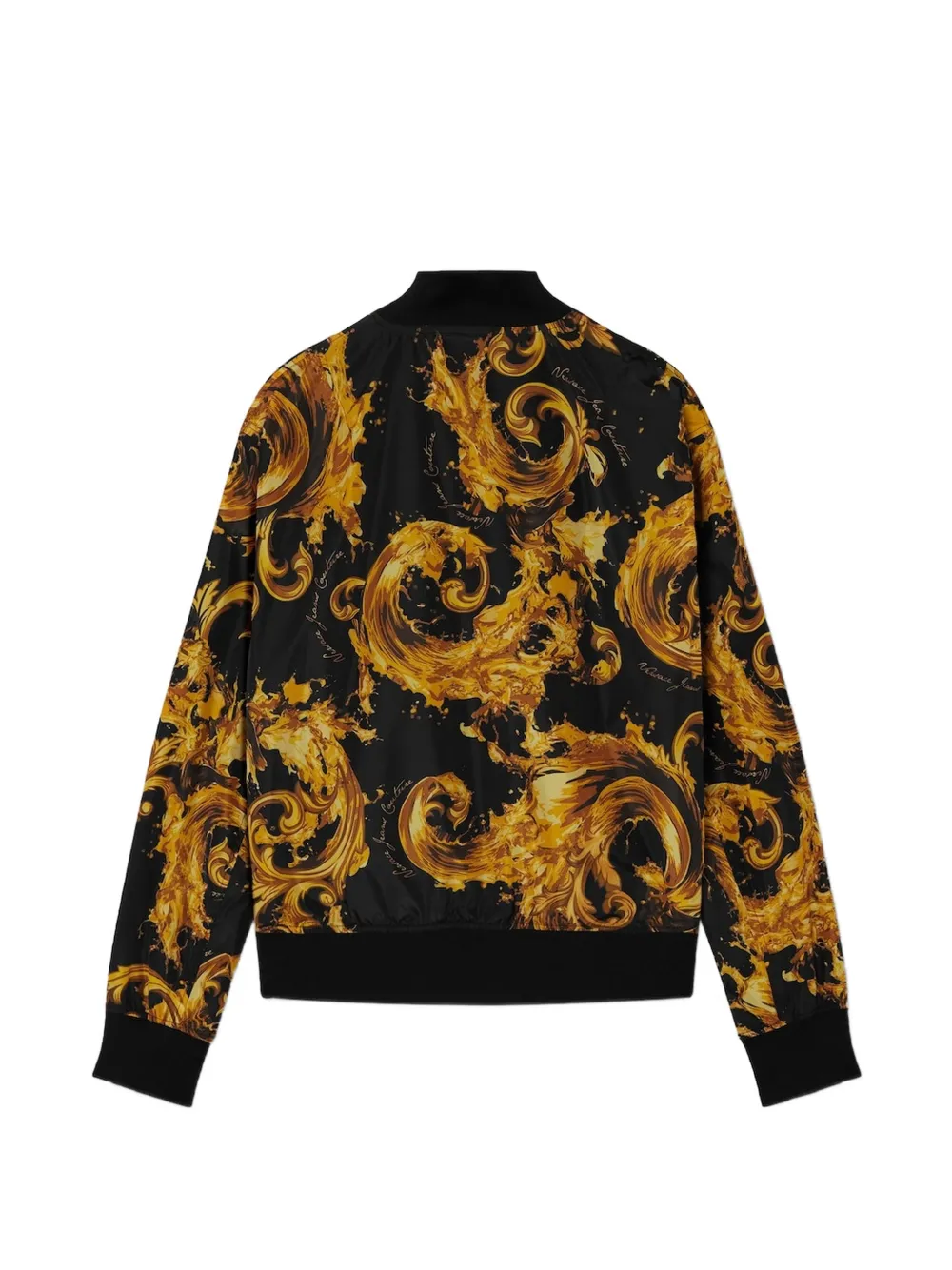 Versace Jeans Couture Omkeerbaar bomberjack met Baroque-print Zwart