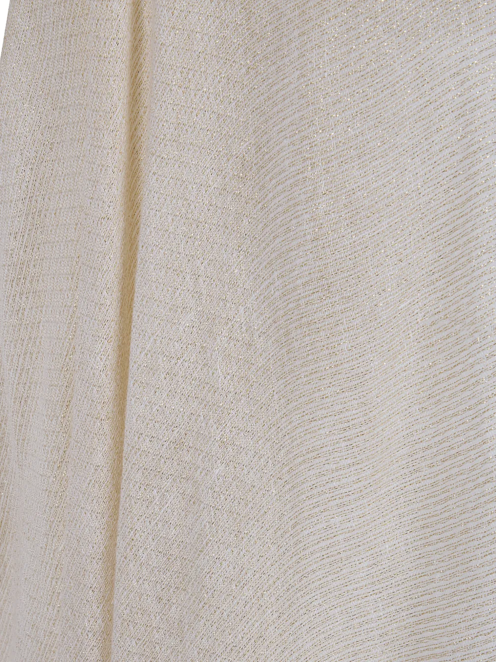 Fabiana Filippi Gebreide trui met franje Beige
