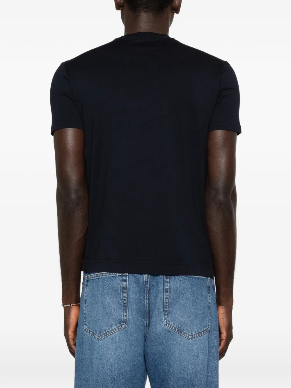 Fedeli T-shirt met ronde hals Blauw