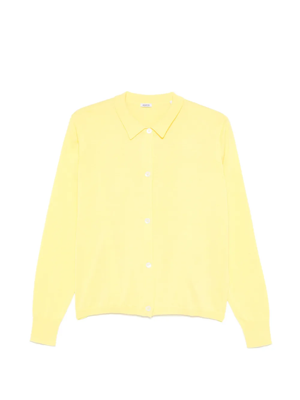 ASPESI Geknöpfter Cardigan - Gelb