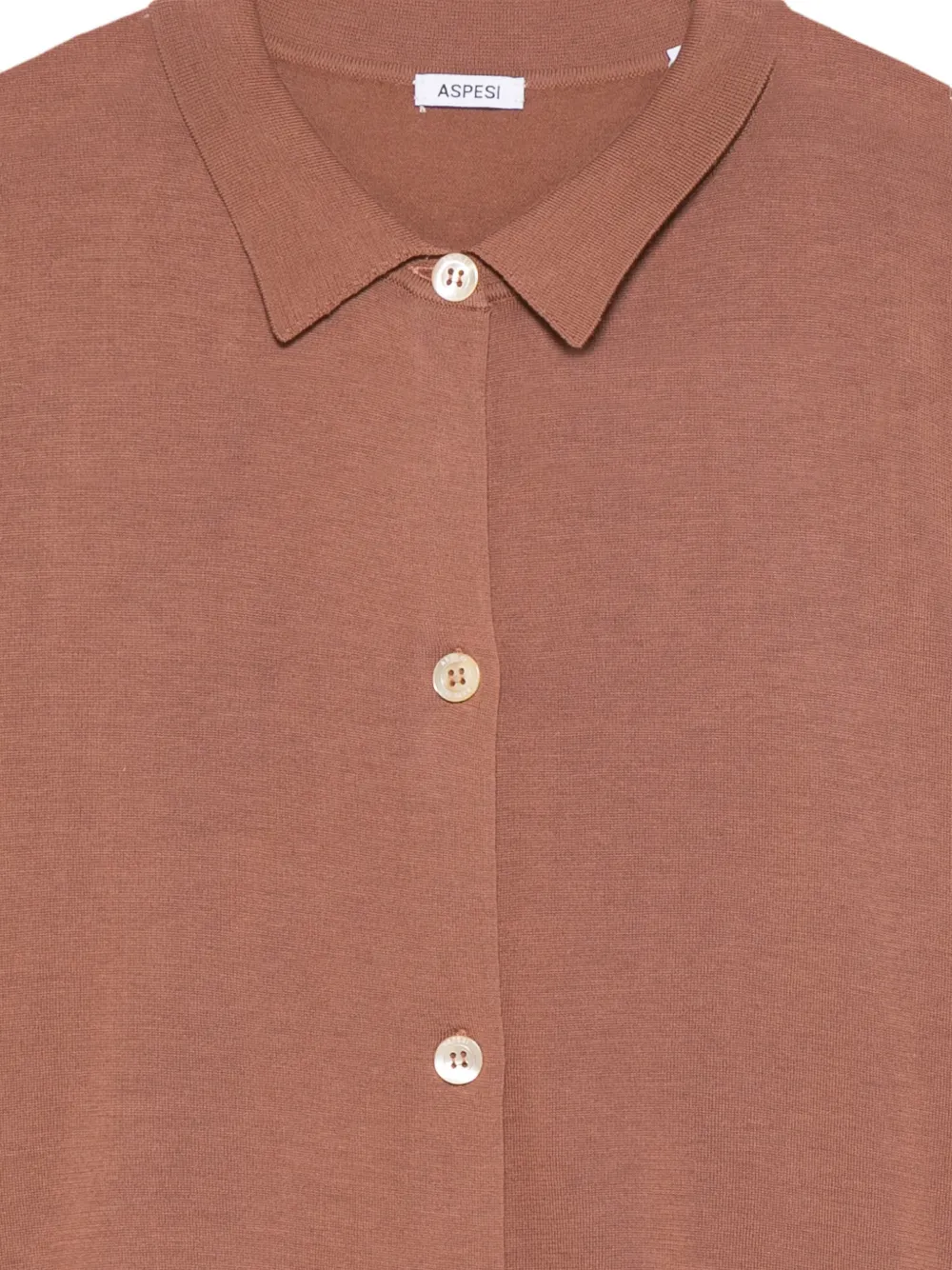  Aspesi Buttoned Cardigan - Brown 