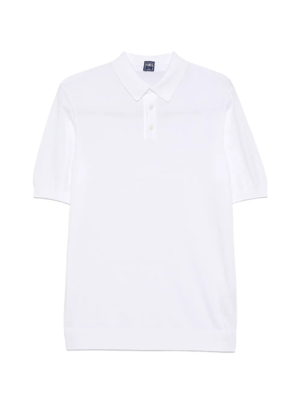 Fedeli button-fastening polo shirt - Bianco