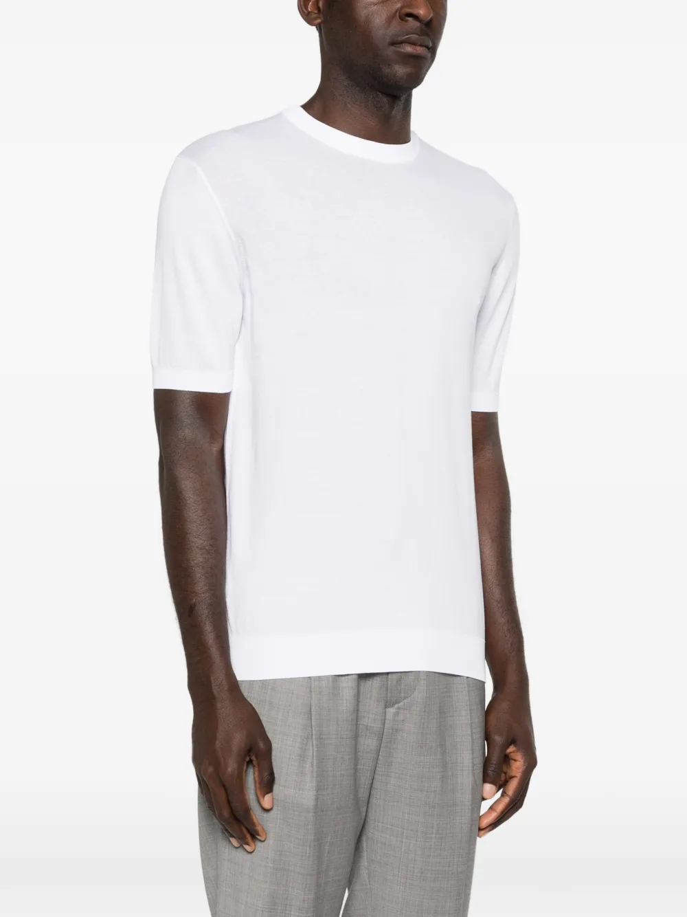 Fedeli T-shirt met korte mouwen Wit