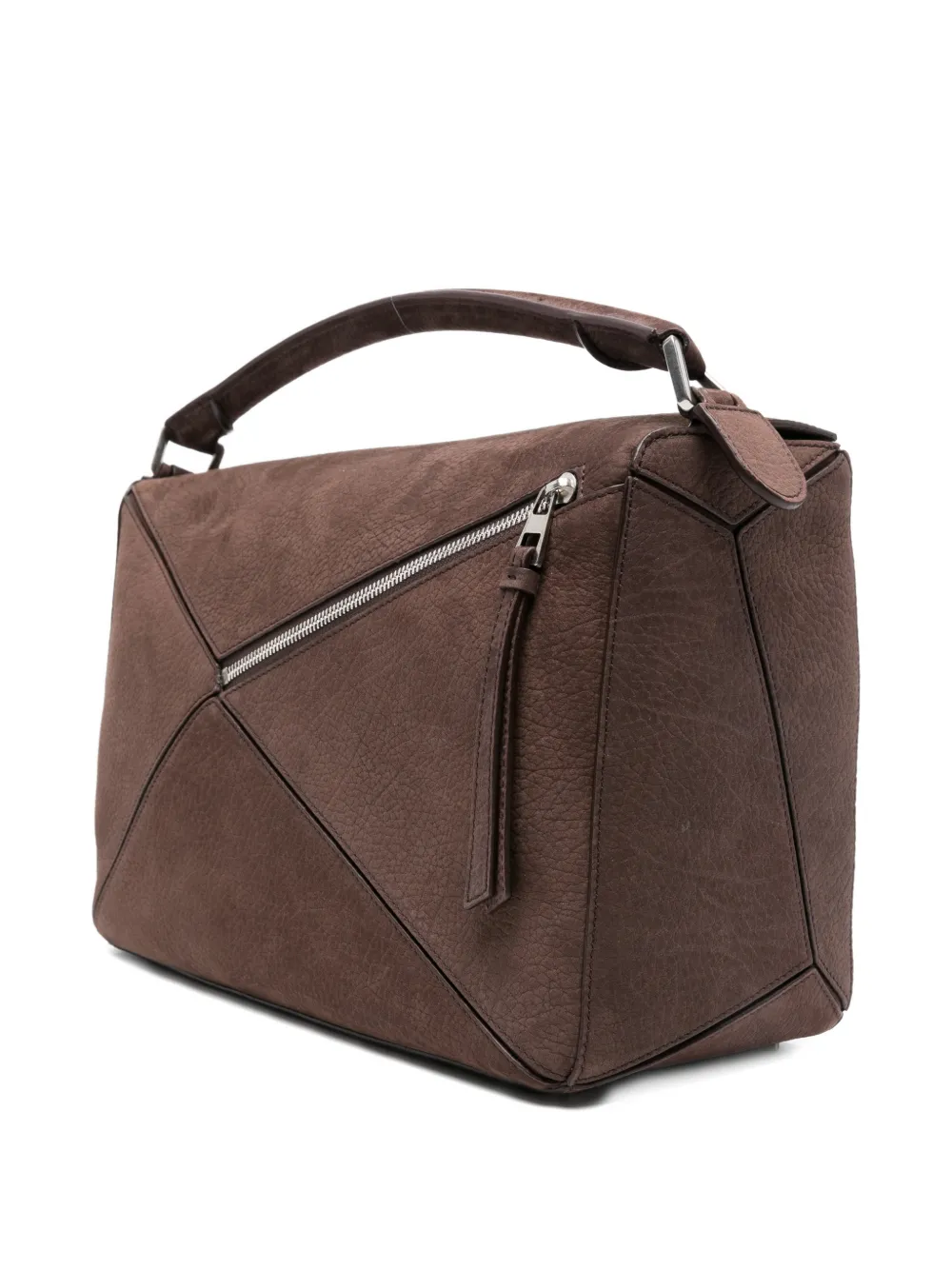 Loewe Large Puzzle Tote Bag - Brown 