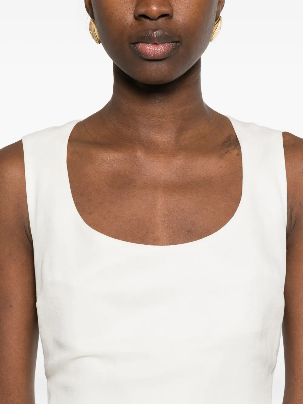 Jacquemus The Tablier jurk Wit