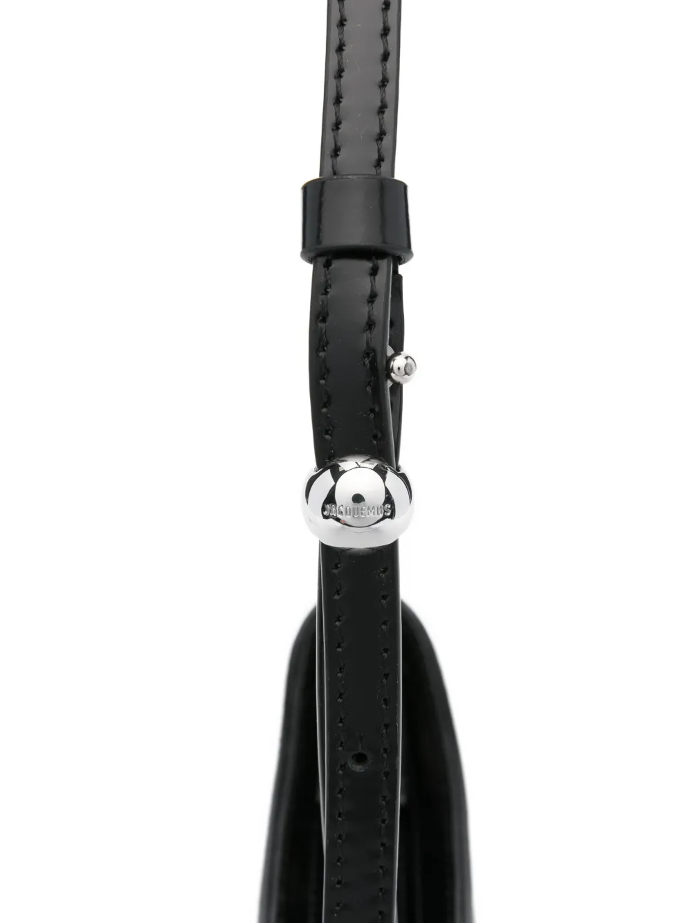 Jacquemus Le Petit Bisou schoudertas Zwart
