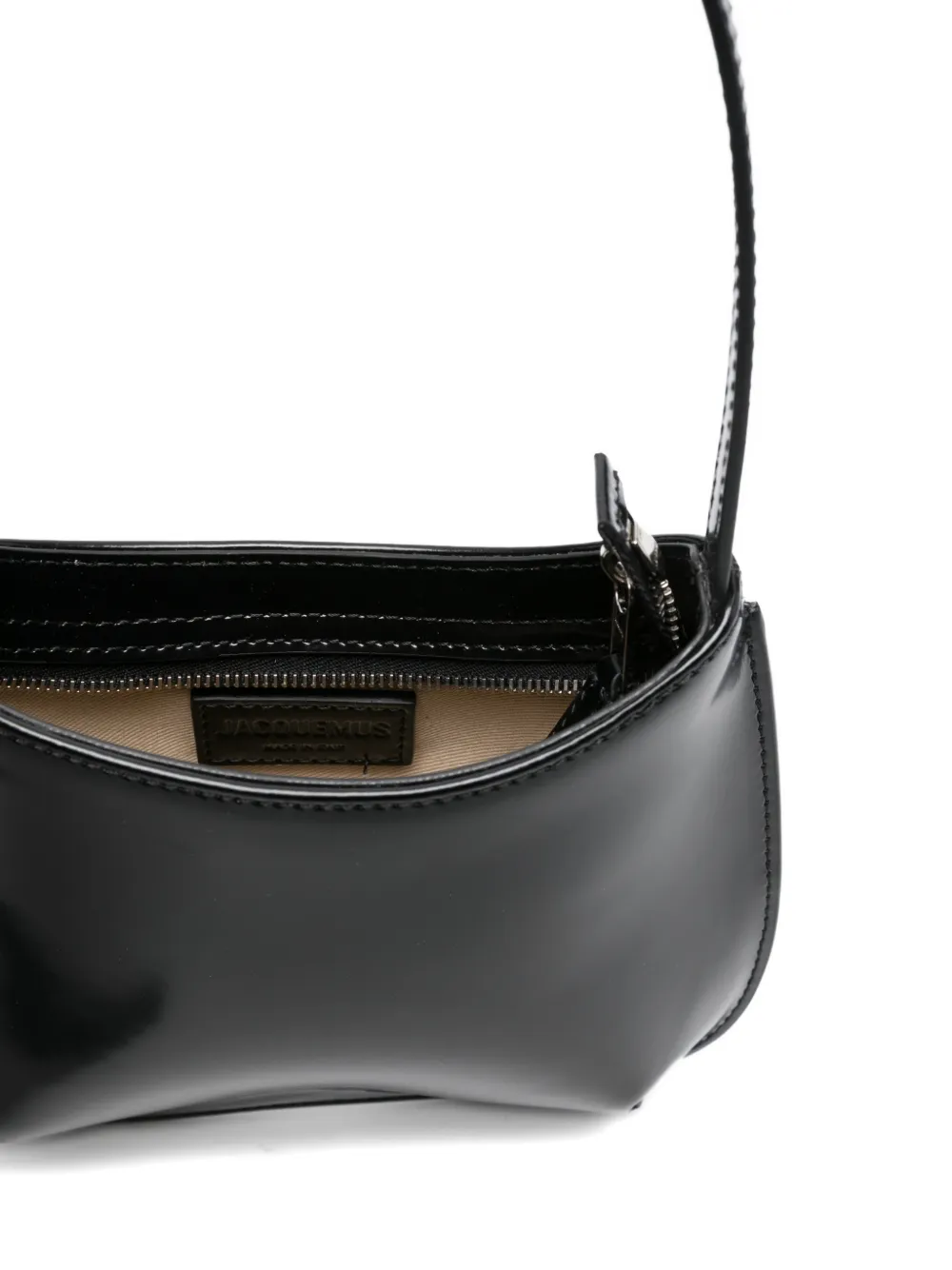 Jacquemus Le Petit Bisou schoudertas Zwart