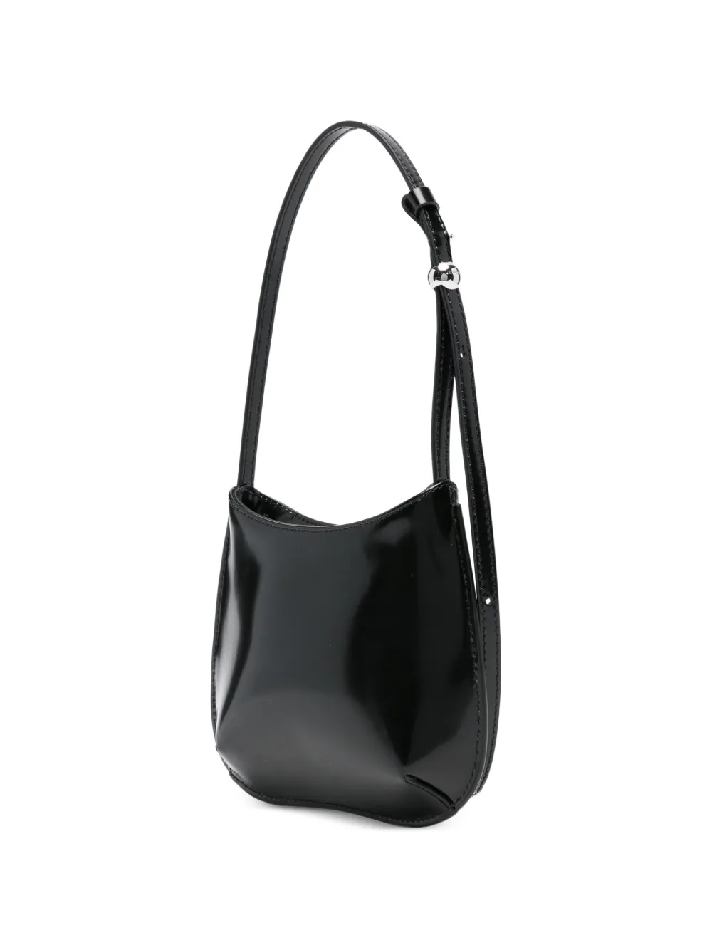 Jacquemus Le Petit Bisou schoudertas Zwart