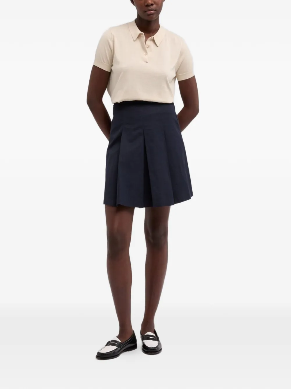  Aspesi Buttoned Polo Shirt - Neutrals 