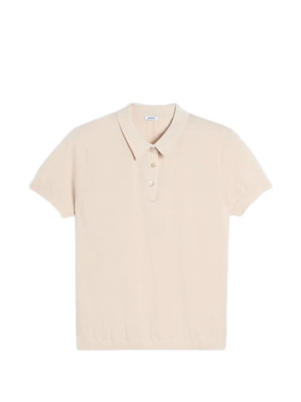 ASPESI buttoned polo shirt - Toni neutri